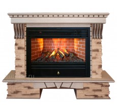 Каминокомплект Соренто 3Д (портал RealFlame Sorento 26 + очаг 3D Novara 26)