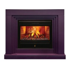 Каминокомплект Стэнли 3Д (портал RealFlame Stanley PLUM + 3D очаг Novara / Helios 26)
