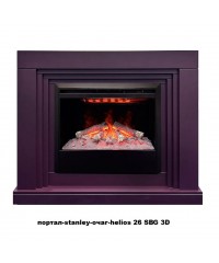 Каминокомплект Стэнли 3Д (портал Stanley PLUM + 3D очаг Helios 26)