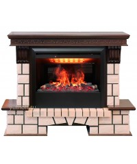Каминокомплект Стоун 26 3Д (портал Stone 26 AO + очаг 3D Helios 26)