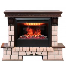 Каминокомплект Стоун 26 3Д (портал Stone 26 AO + очаг 3D Helios 26)