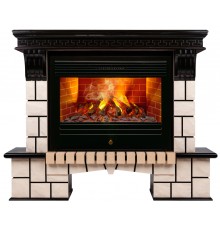 Каминокомплект Стоун 26 (портал Stone R 26 AO + очаг 3D Novara 26)