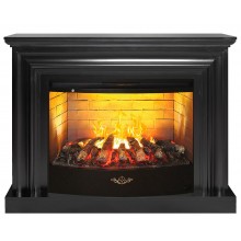 Каминокомплект Вестон 33 черный (портал RealFlame Weston BLM + очаг 3D Firestar 33)