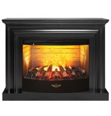 Каминокомплект Вестон 33 черный (портал RealFlame Weston BLM + очаг 3D Firestar 33)