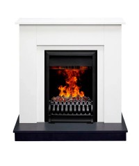 Каминокомплект Асти 3Д белый (портал Asti + очаг 3D Oregan)