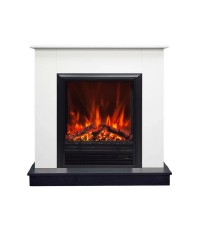 Каминокомплект Асти белый (портал Asti WT-LCB510/BL-LCB917 + очаг Eugene)