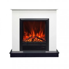 Каминокомплект Асти белый (портал Asti WT-LCB510/BL-LCB917 + очаг Eugene)
