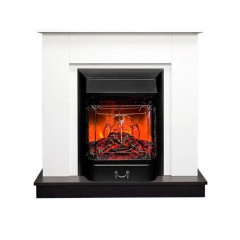 Каминокомплект Асти белый (портал Asti WT-LCB510/BL-LCB917 + очаг Majestic Lux BL / RC)