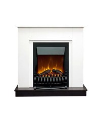 Каминокомплект Асти белый (портал Asti WT-LCB510/BL-LCB917 + очаг Fobos BL RC / Lux BL)