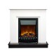 Электрокамин Асти СТД белый с очагом на Фобос на выбор