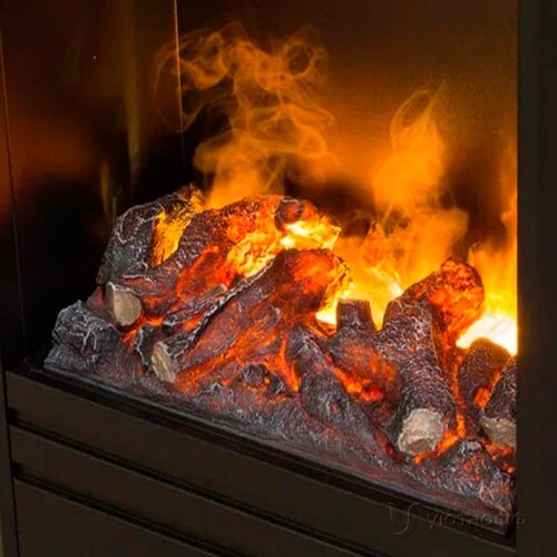 Электрокамин Асти белый с очагом 3Д Олимпик