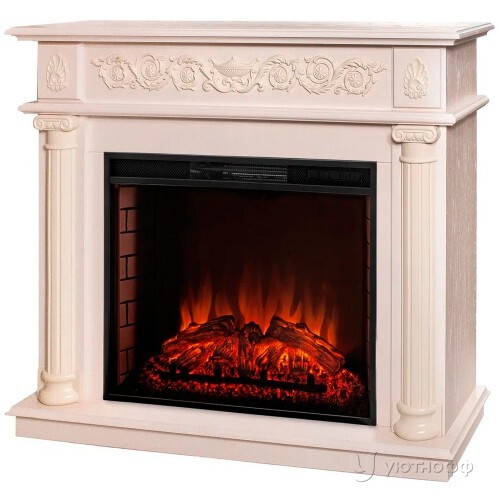 Электрокамин Аттика 26 с очагом Aquamarine 26