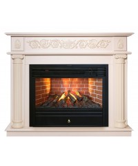 Каминокомплект Аттика 3Д (портал RealFlame Attica + 3D очаг Novara / Helios 26)