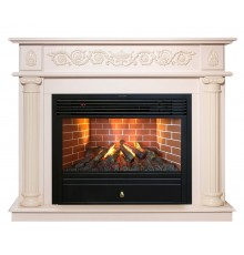 Каминокомплект Аттика 3Д (портал RealFlame Attica + 3D очаг Novara / Helios 26)