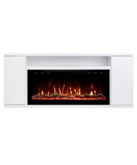 Каминокомплект Берген 36 белый (портал Bergen WT-P511 + очаг Safita 36)