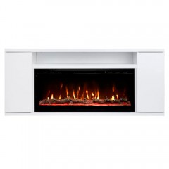 Каминокомплект Берген 36 белый (портал Bergen WT-P511 + очаг Safita 36)