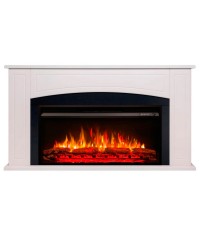 Каминокомплект Канберра 36 белый (портал Canberra WT-F611 + очаг Premier 36)