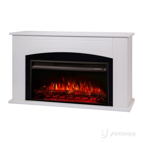 Каминокомплект Canberra 36 WT (Канберра) белый с очагом Premier 36