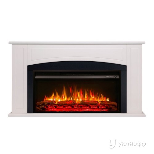Каминокомплект Canberra 36 WT (Канберра) белый с очагом Premier 36