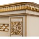 Портал Корсика 42 белый дуб с золотой патиной для очагов Saphir 42, Beverly 1000