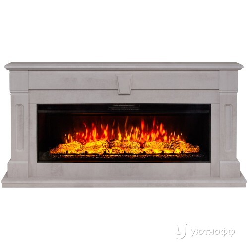 Электрокамин Келли мрамор беж с очагом Joker 52