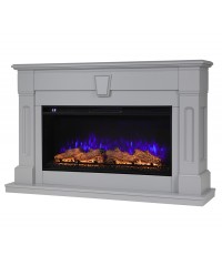 Каминокомплект Келли 36 серый (портал Kellie GR-P715 + очаг Premier 36)