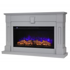 Каминокомплект Келли 36 серый (портал Kellie GR-P715 + очаг Premier 36)