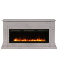 Каминокомплект Келли 50 белый камень (портал Kellie WT-F715  + очаг Emerald 50)