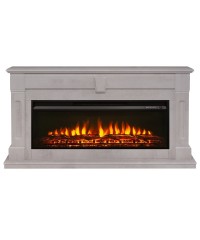 Каминокомплект Келли 50 белый камень (портал Kellie WT-F715 + очаг Flash 50)