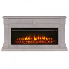 Каминокомплект Келли 50 белый камень (портал Kellie WT-F715 + очаг Flash 50)