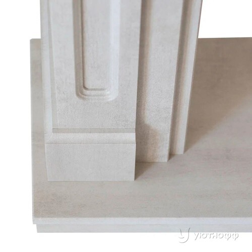 Электрокамин Келли в сером цвете с очагом Кассета 630М