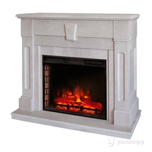 Электрокамин Келли 25.5 с очагом Sparta или  Evrika со звуком