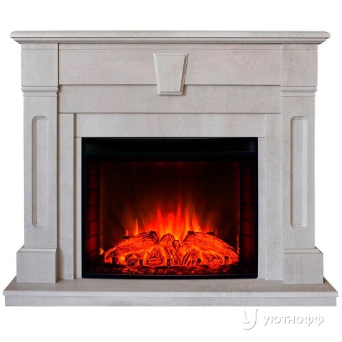 Электрокамин Келли 25.5 с очагом Sparta или  Evrika со звуком