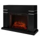 Электрокамин Линделс черный с очагом Эпсилон 26 c инфракрасным обогревом