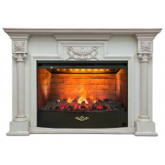 Каминокомплект Лондон 33 (портал RealFlame London 33 WT + очаг 3D Firestar 33)