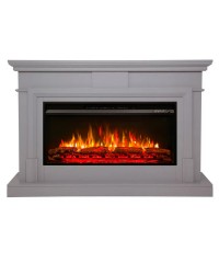 Каминокомплект Марко 36 платина (портал Marco GR-P712 + очаг Premier 36)