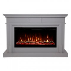 Каминокомплект Марко 36 серый (портал Marco 36 GR-P712 + очаг Safita 36)