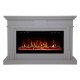 Электрокамин Марко серый с очагом Safita 36
