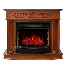 Каминокомплект Милано 25 орех (портал RealFlame Milano 25 NT + очаг Firefield 25 S IR)