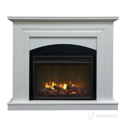 Электрокамин Монца 24 лофт оникс с очагом Magic 24