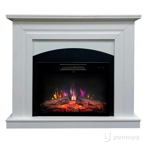 Электрокамин Монца 24 лофт оникс с очагом Kendal