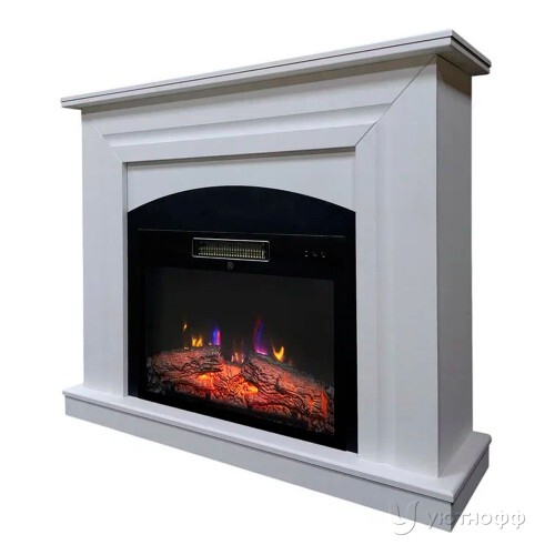 Электрокамин Монца 24 лофт оникс с очагом Kendal