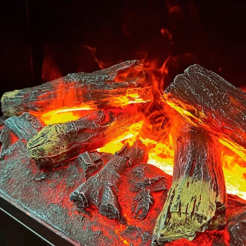 Электрокамин Моцарт3D 26 WT с очагом 3D Гелиос 26