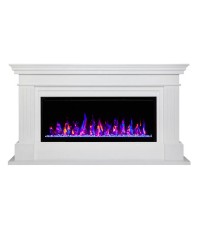 Каминокомплект Онтарио 42 белый (портал Ontario WT-P511 + очаг Saphir 42)