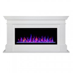 Каминокомплект Онтарио 42 белый (портал Ontario WT-P511 + очаг Saphir 42)