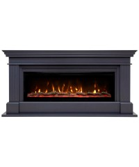 Каминокомплект Онтарио 50 графит (портал Ontario GR-P718 + очаг Safita 50)