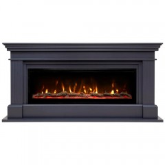 Каминокомплект Онтарио 50 графит (портал Ontario GR-P718 + очаг Safita 50)