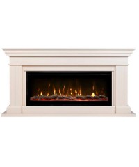 Каминокомплект Онтарио белый дуб (портал Ontario WT-P614 + очаг Safita 42)