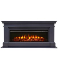 Каминокомплект Онтарио 50 графит (портал Ontario GR-P718 + очаг Flash 50)