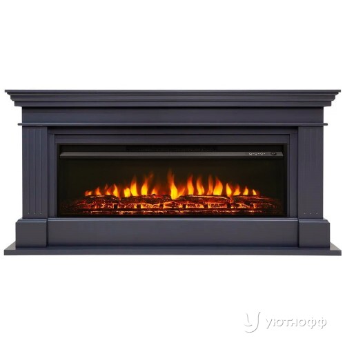 Электрокамин Онтарио 50 графит с очагом Flash 50